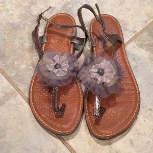 LOFT floral sandal